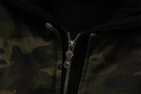 Army Green Hooded Layer Jacket