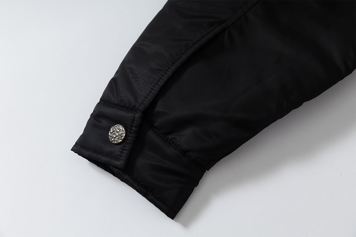 Leopard Fleeced Faux Fur Hooded Flight Jackets