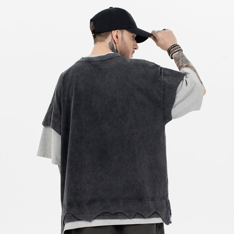 300g Layered Cutout T-shirt
