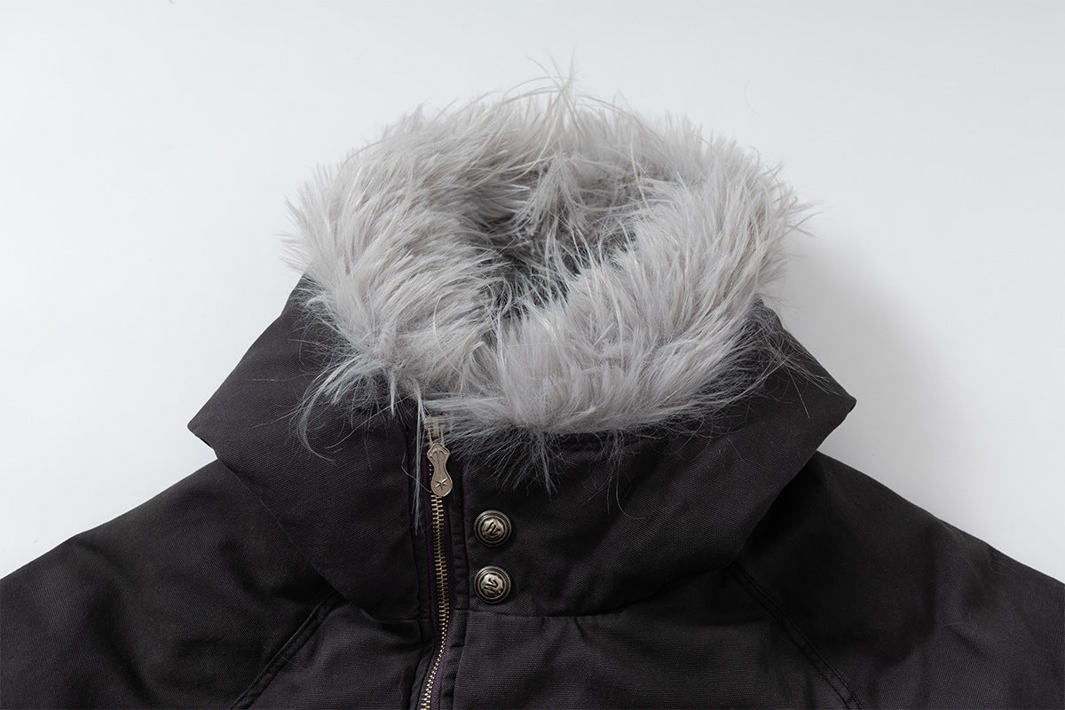 Asymmetrical Zip Hooded Jacket