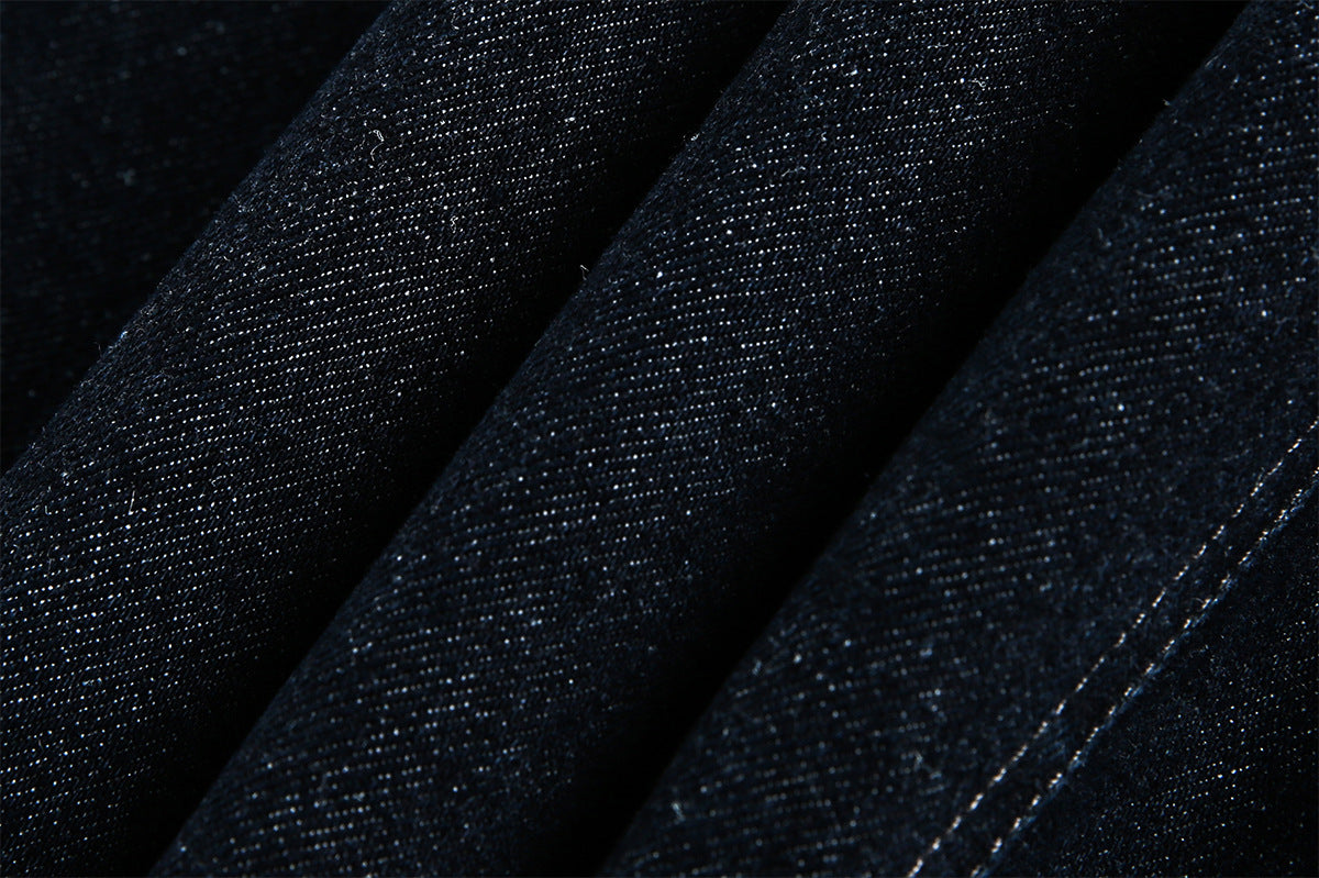 Detachable Faux Fur Denim Jacket