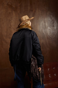 Oversize Faux Fur Flight Bomber Jacket