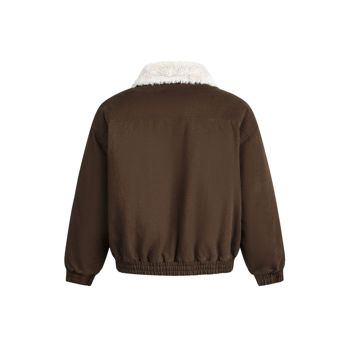 Brown Fleece Neck Funnel Hunter Jackets