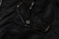 Leopard Fleeced Faux Fur Hooded Flight Jackets