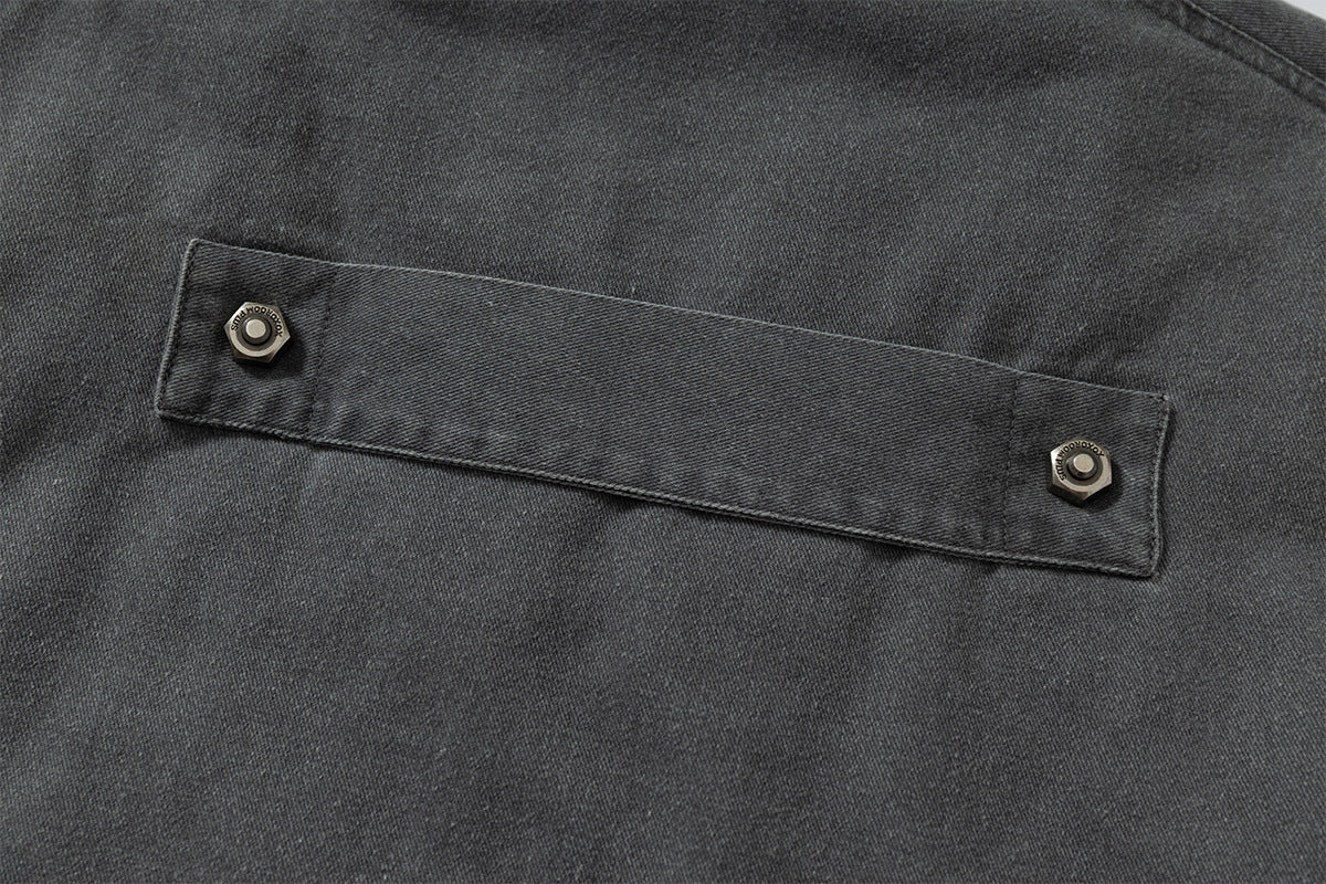 Classic Baggy Flight Funnel Denim Jackets