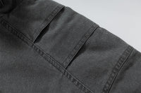 Classic Baggy Flight Funnel Denim Jackets