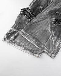 Spaced Metal Gather Pants
