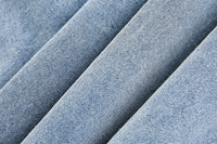 Miu Fleece Lapel Denim Jacket