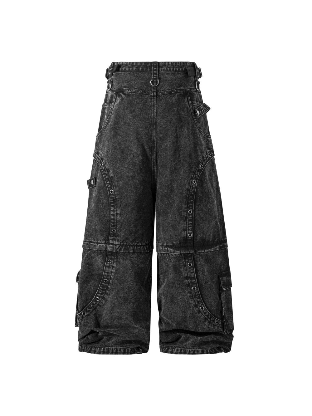 Detachable Cargo Denim Pants