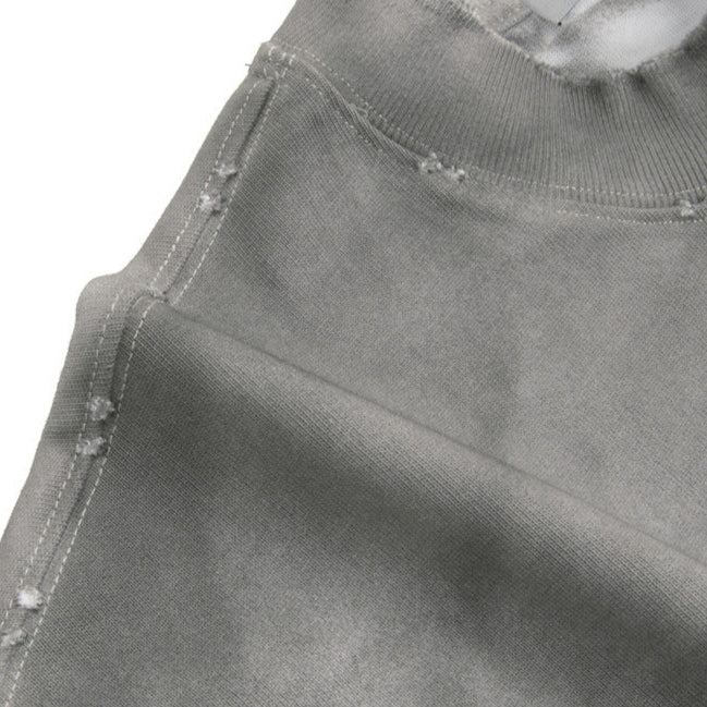 425g GREY DISTRESSED T-SHIRT