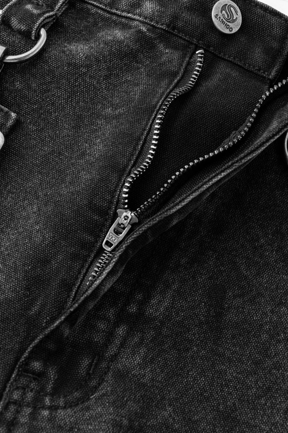 Detachable Cargo Denim Pants