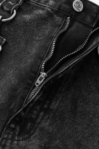 Detachable Cargo Denim Pants