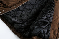 Brown Fleece Neck Funnel Hunter Jackets