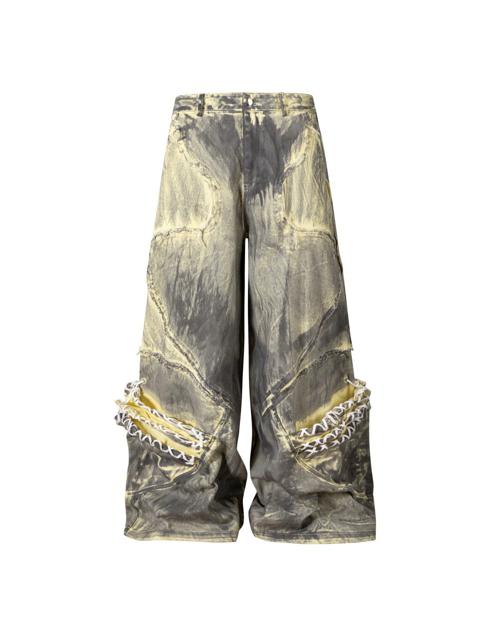 Spaced Metal Gather Pants