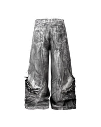 Spaced Metal Gather Pants