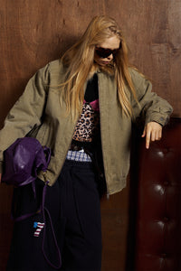 Classic Baggy Flight Funnel Denim Jackets