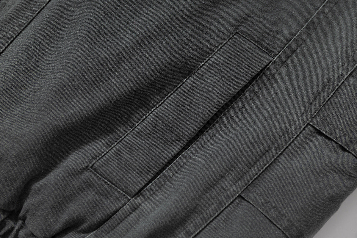 Classic Baggy Flight Funnel Denim Jackets