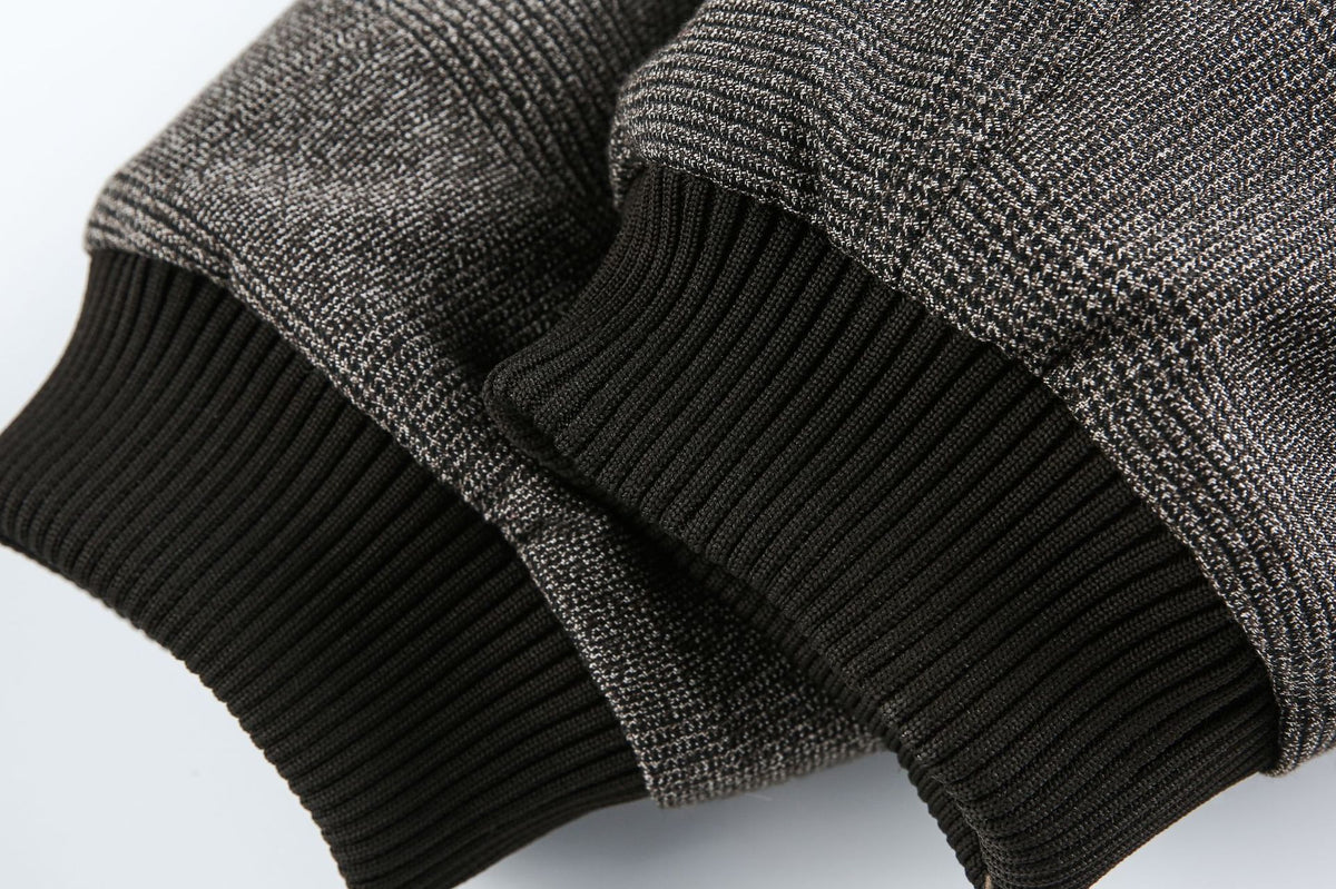 Grey Faux Fur Hooded Flight Jacket