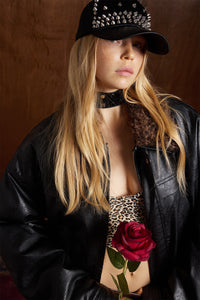 Detachable Fleece Neck Oversized Flight Bomber Jacket