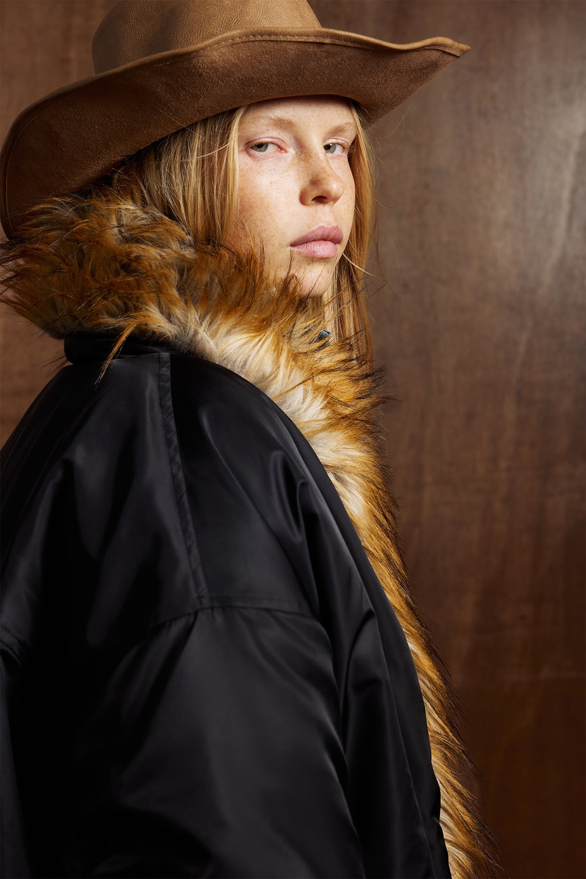 Oversize Faux Fur Flight Bomber Jacket