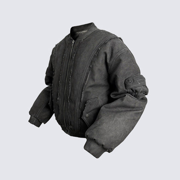 Distressed Grey Flight Bomber