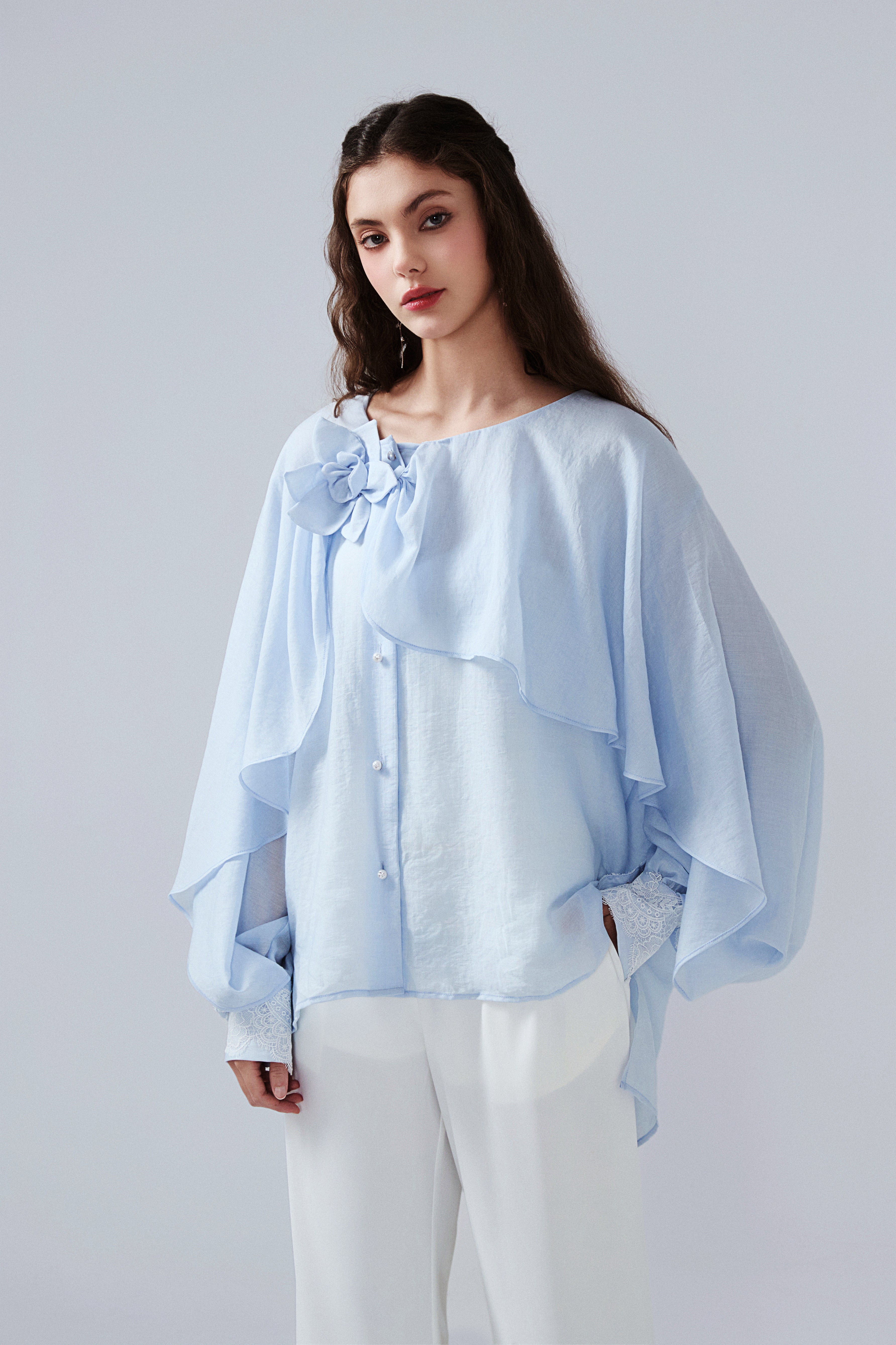 Blue Iris Cloak Shirt
