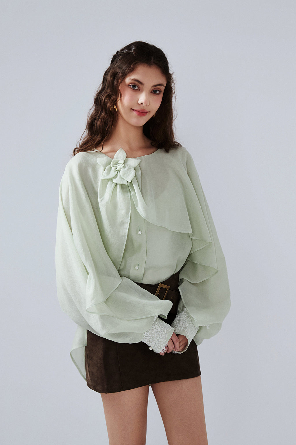 Green Iris Cloak Shirt