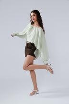 Green Iris Cloak Shirt