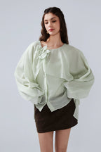 Green Iris Cloak Shirt