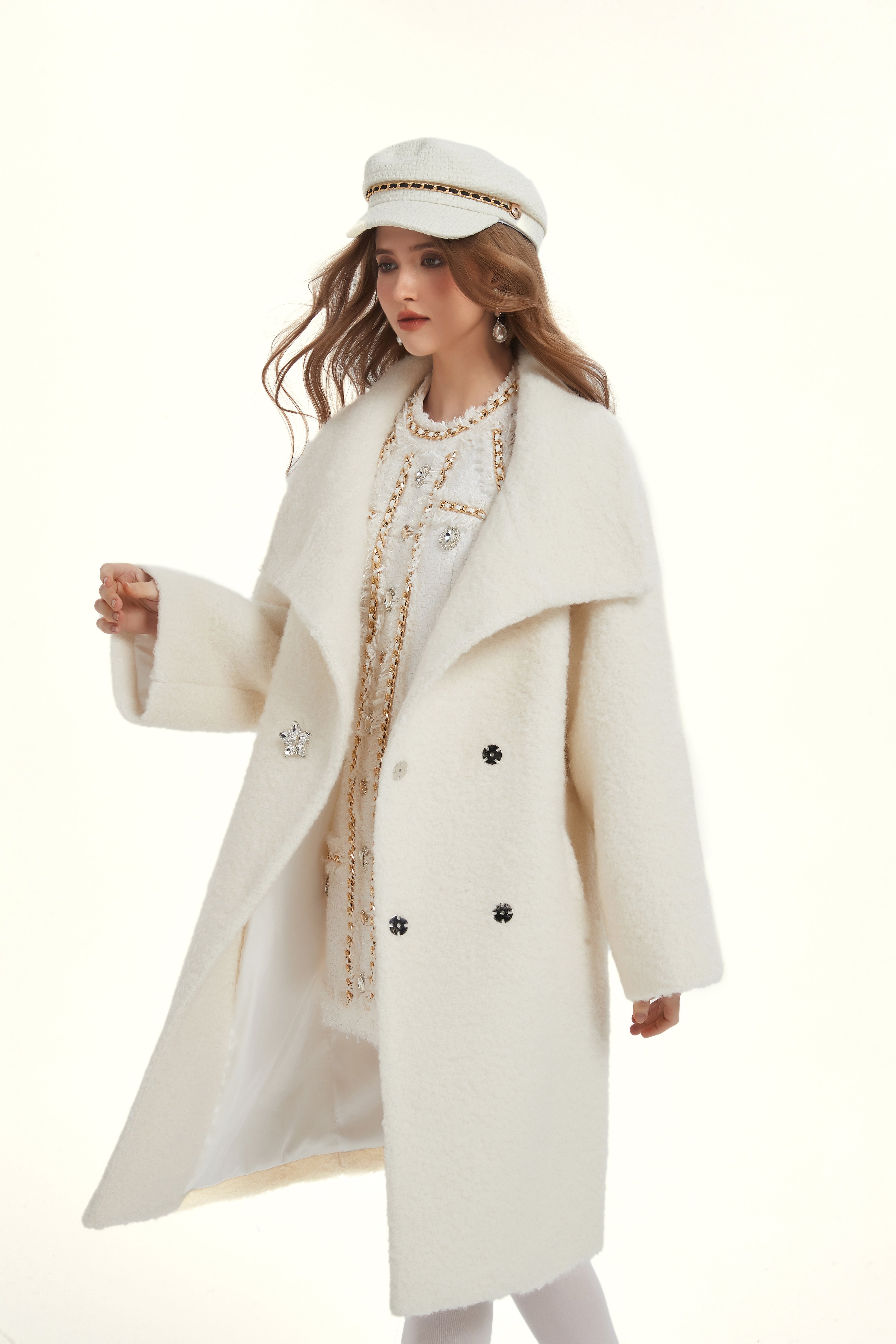 Beige Wool Coat