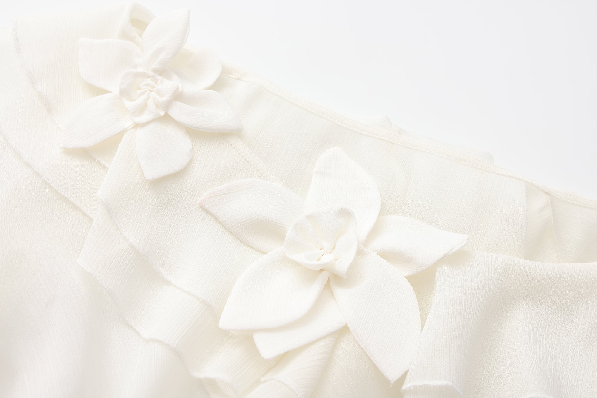 Fine Glittering White Iris Shirt