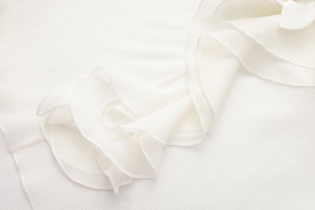 Fine Glittering White Iris Shirt