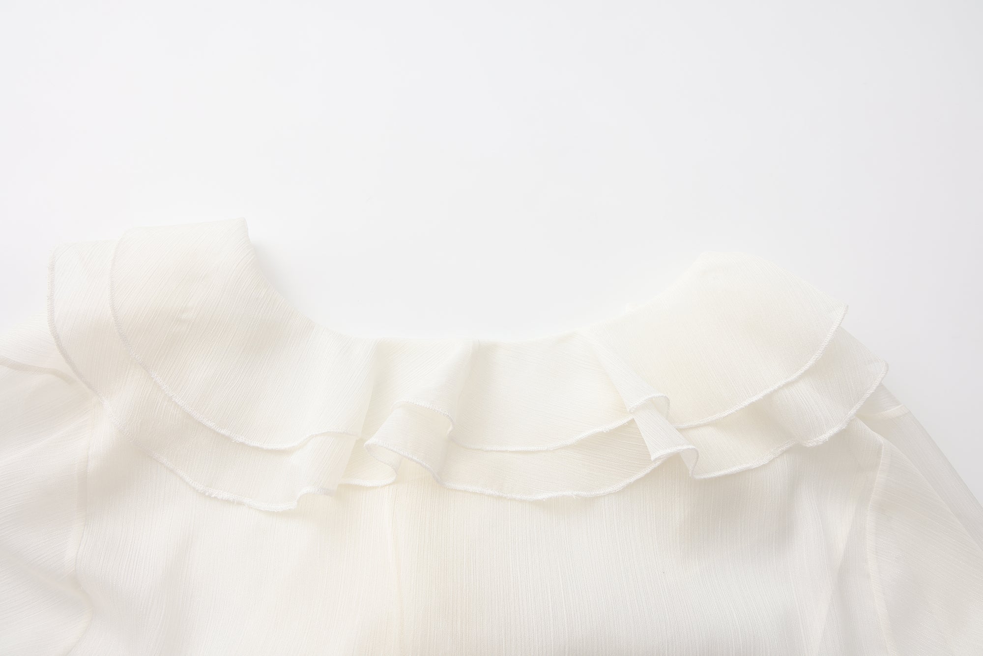 Fine Glittering White Iris Shirt