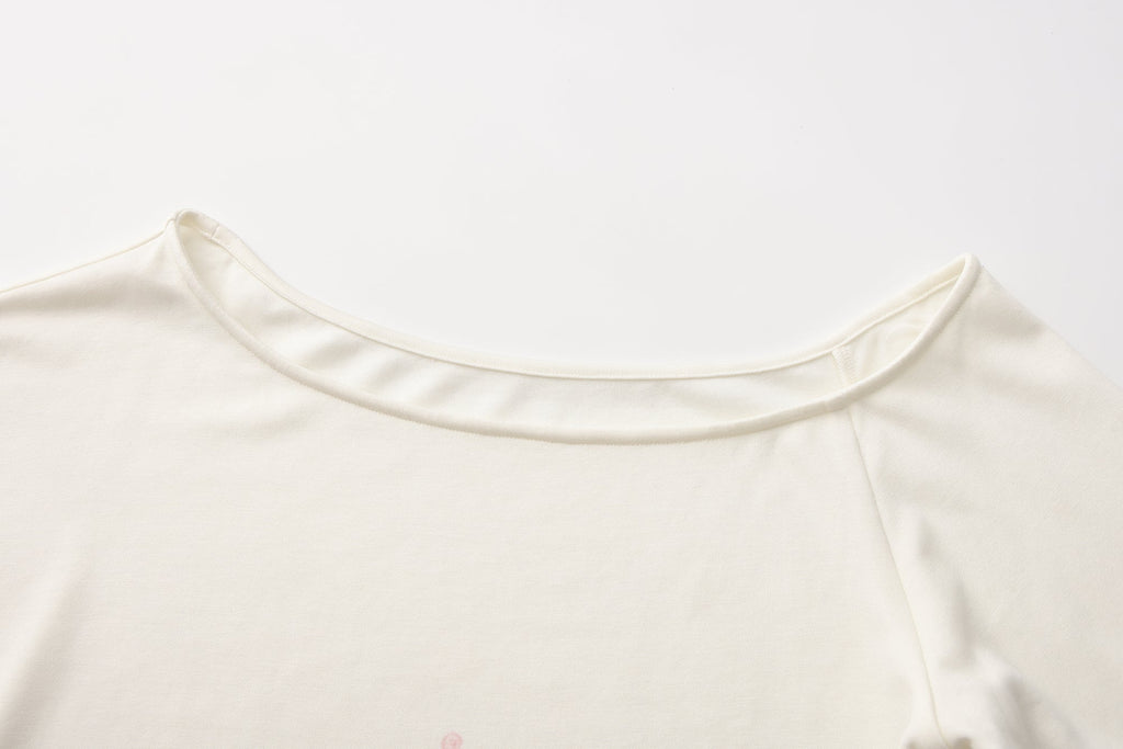 Pink Rhinestone-Studded Pony Print T-Shirt