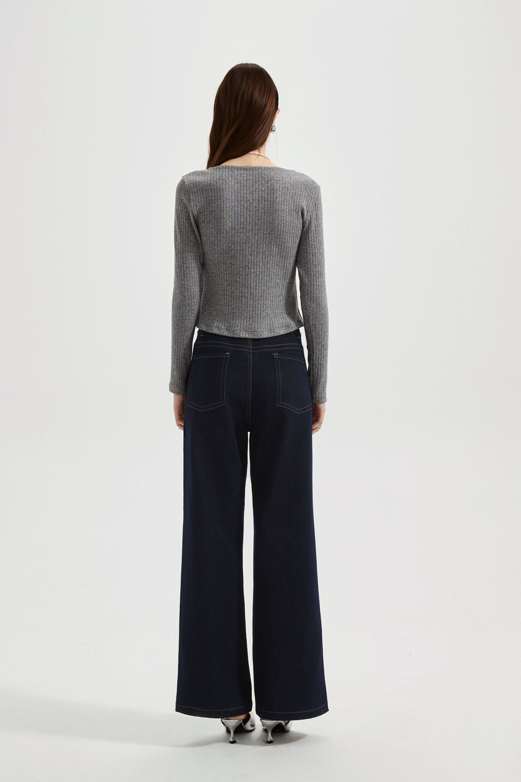 Diamond-Studded Pearl Jeans