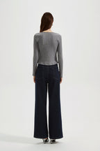 Diamond-Studded Pearl Jeans