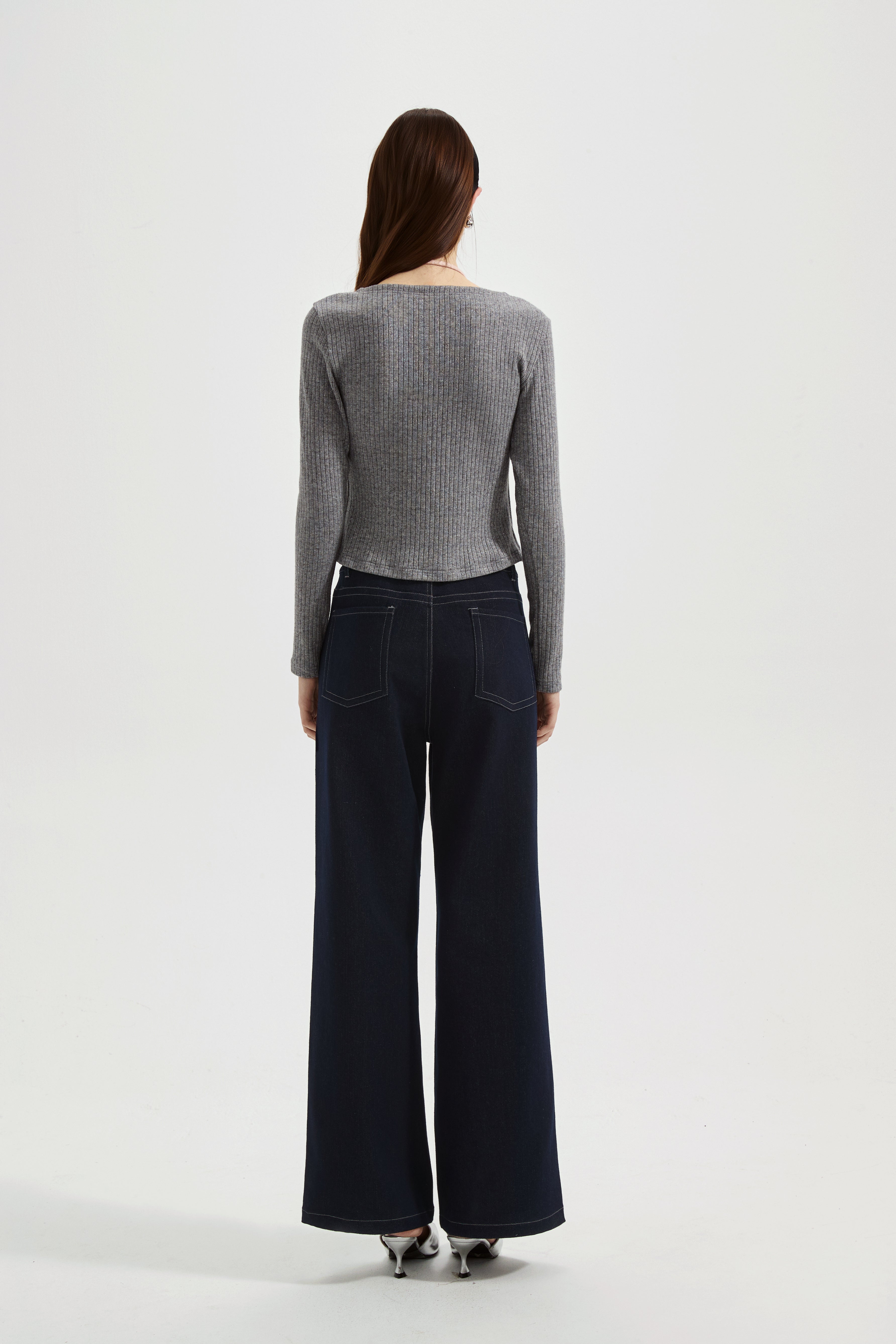 Diamond-Studded Pearl Jeans