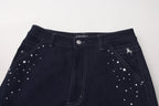 Diamond-Studded Pearl Jeans