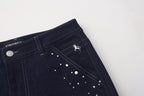 Diamond-Studded Pearl Jeans
