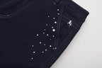 Diamond-Studded Pearl Jeans