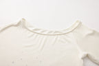 White Kitten Print T-Shirt