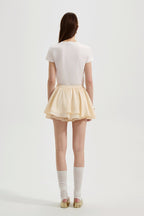 White Cat Short Sleeved Tee