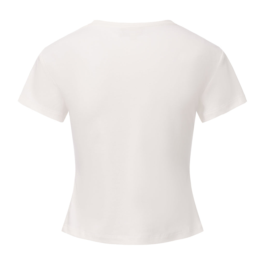 White Cat Short Sleeved Tee