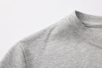 Grey Text Short Sleeved Tee