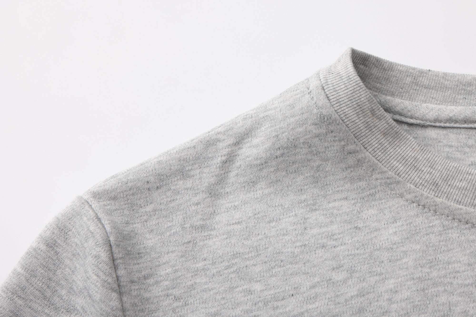 Grey Text Short Sleeved Tee