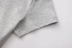 Grey Text Short Sleeved Tee