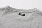 Grey Text Short Sleeved Tee