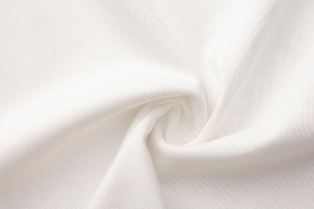 White Floral Gradient Short-Sleeved Tee