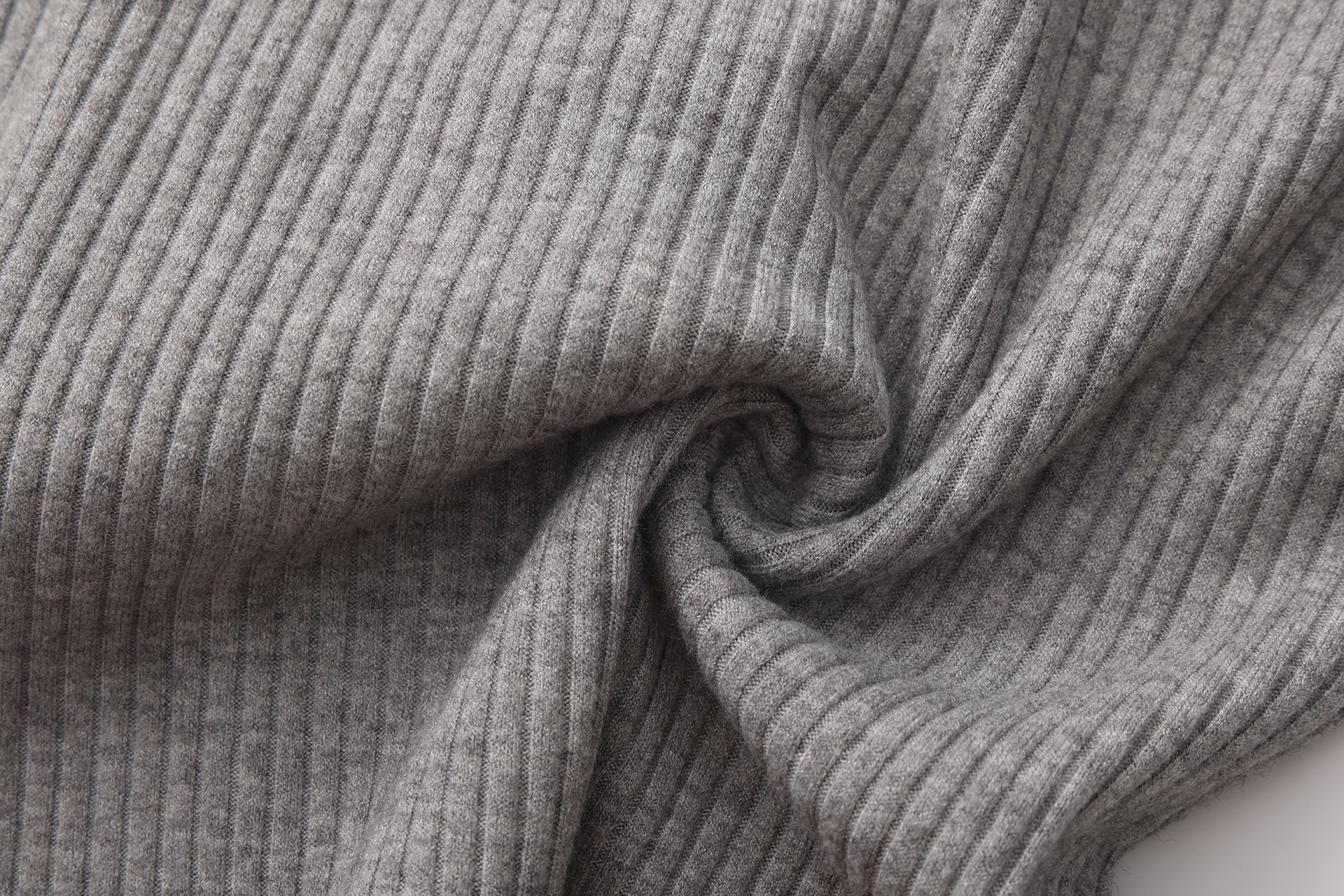 Grey Square-Neck Trimmed Top