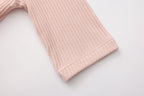 Pink Square-neck Trimmed Top